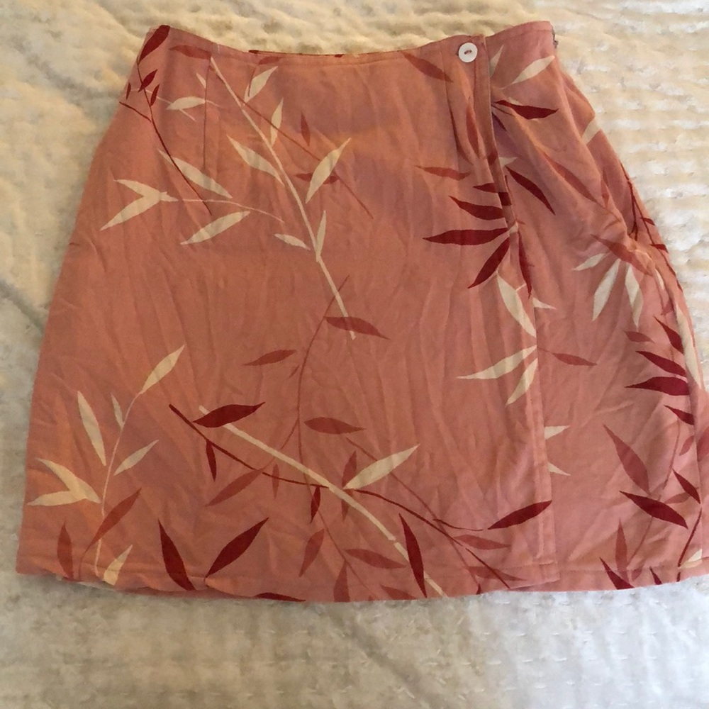 Pink mini skirt